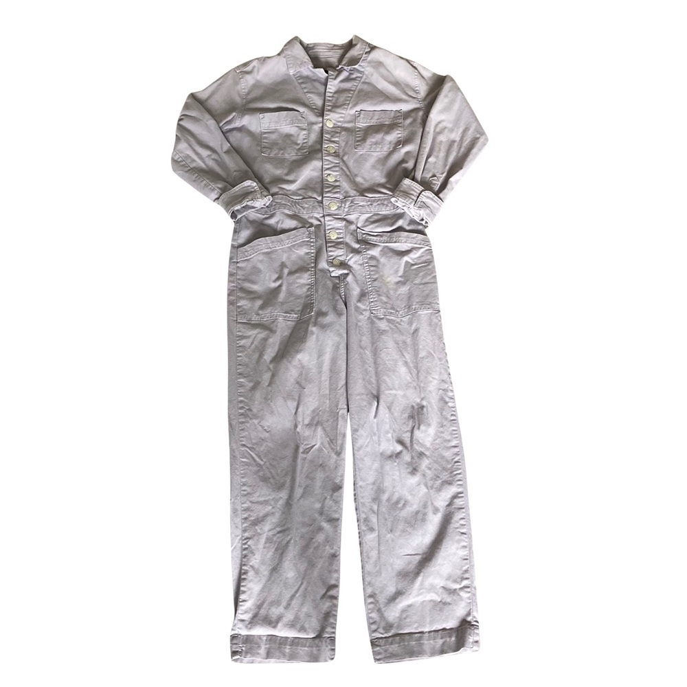 Target Universal Thread Light Lavender Button Up Utility Jumpsuit